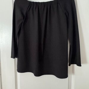 Black Off-Shoulder Top